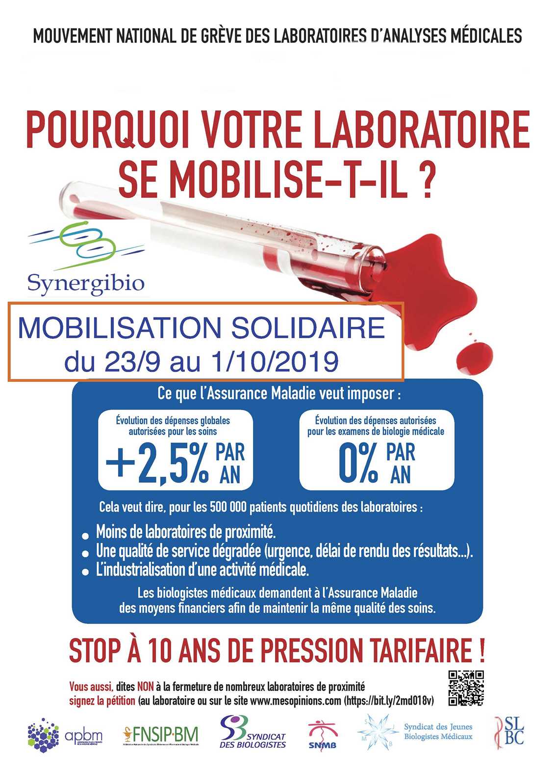 Pourquoi votre laboratoire se mobilisetil ? SynergiBio